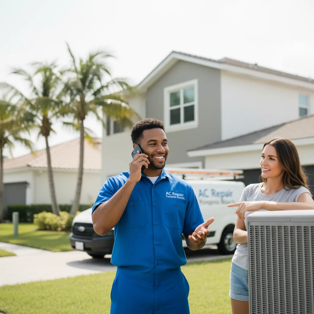AC Repair Pompano Beach customer support in Prague